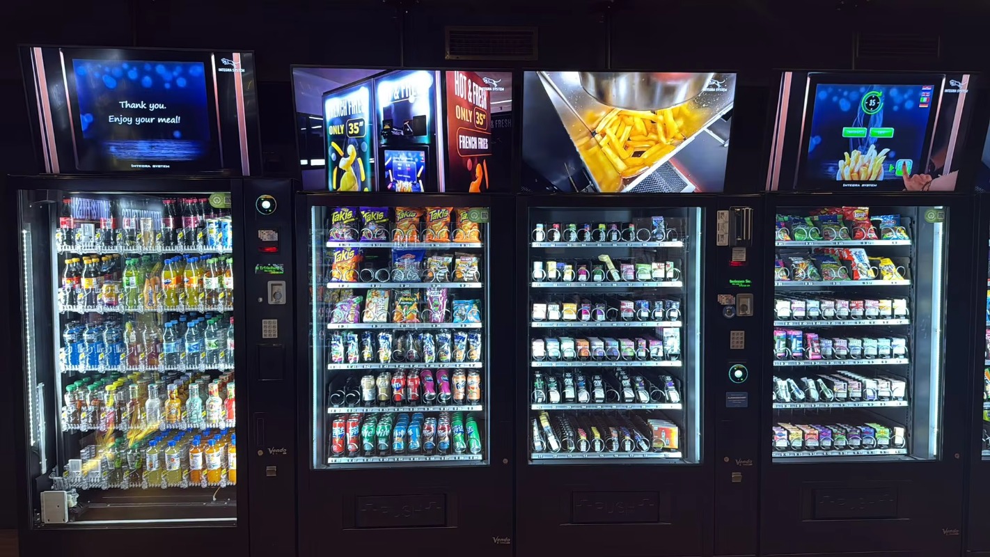 Commercial Vending Machine - 商業用スマートスナック自動販売機、現金レス決済対応