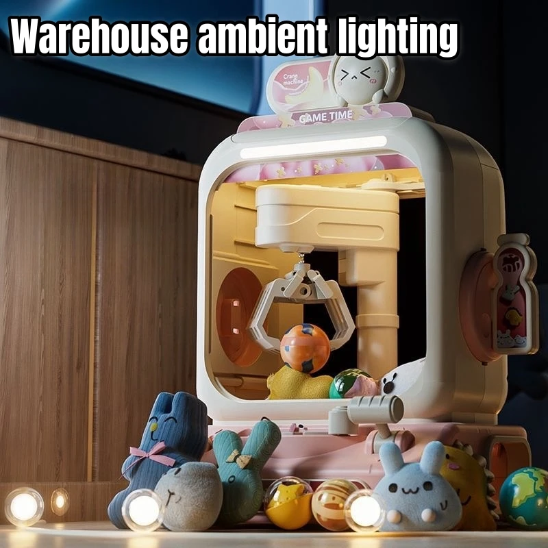 Arcade Toy Vending Machine - クレーンゲームおもちゃ電子アーケードゲーム調整可能なキャッチドールマシン音楽ミニ自動販売機子供のための誕生日プレゼント