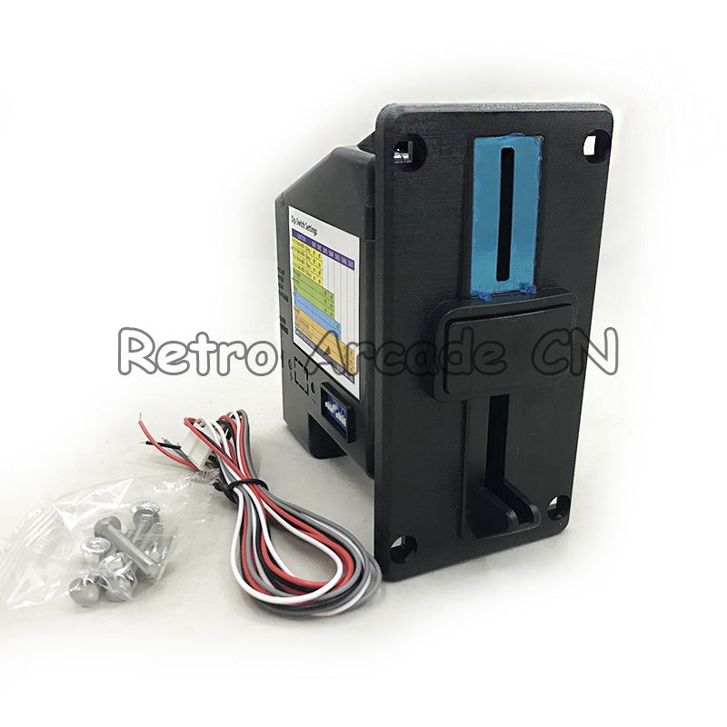 Arcade Games And Vending - Cl ledロゴマルチコインアクセプタ電子ロールダウンコインセレクタ機構自動販売機メカアーケードゲームキャビネット用