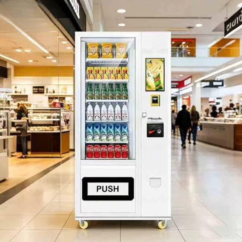 Commercial Vending Machine - スマート自動販売機 スナック・ドリンク タッチスクリーン キャッシュレス決済 セルフサービス リテールキオスク