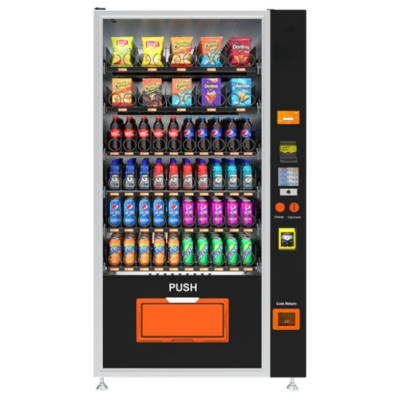ドリンクと軽食のタッチスクリーン自動販売機、屋内または屋外の - Commercial Vending Machine のレビューと価格