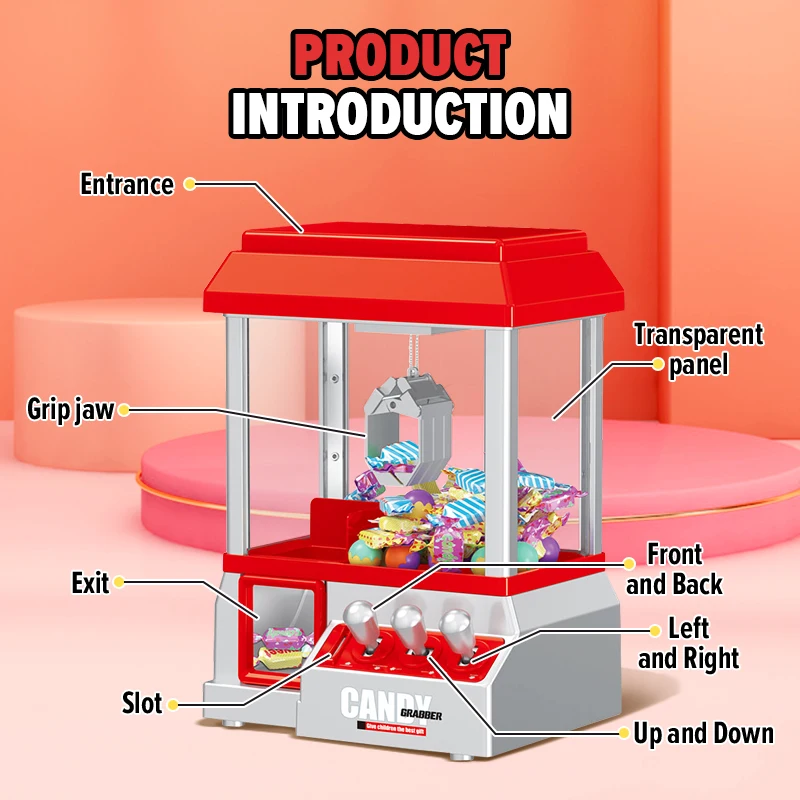 クレーンゲーム 電子式キャンディマシン アーケードクレーンゲ - Claw Crane Machine のレビューと価格