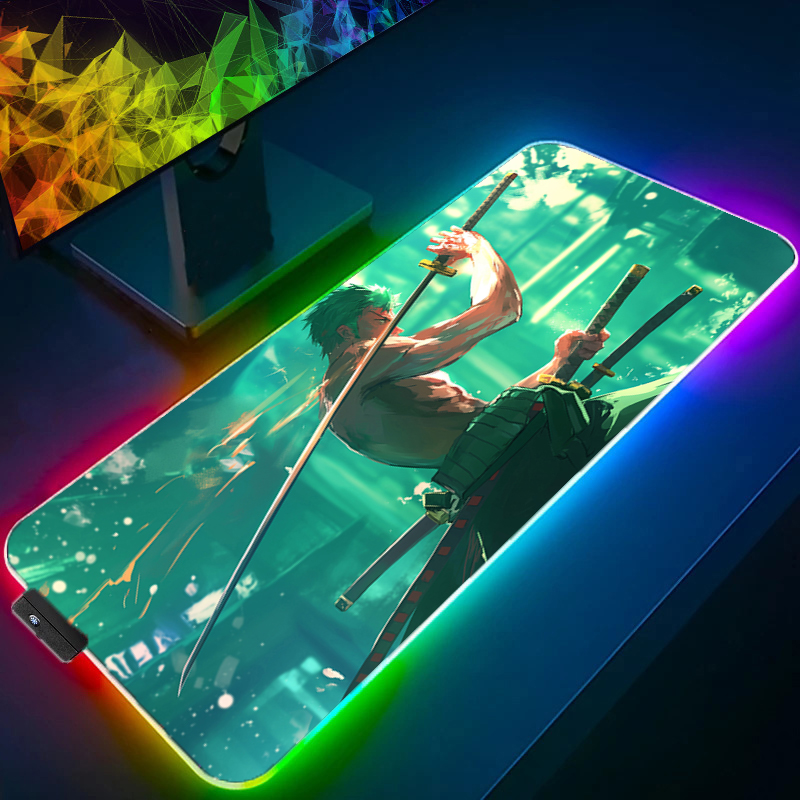 ワンピースゾロマウスパッド RGB ゲームアクセサリー Ga - Arcade No のレビューと価格