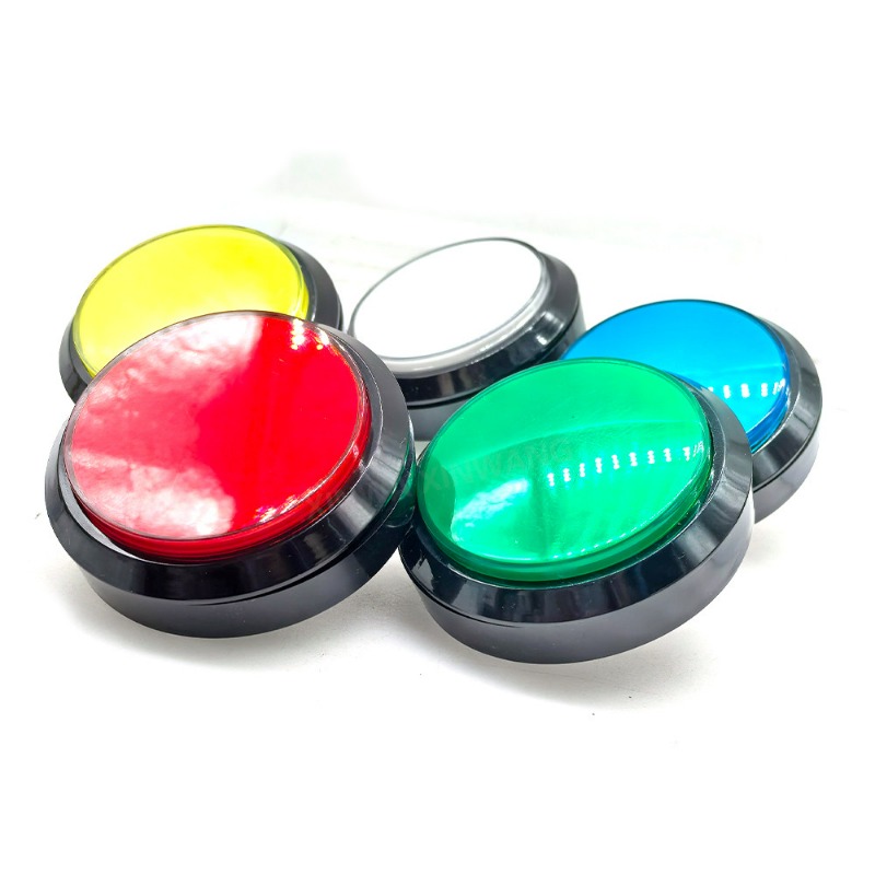 アーケードゲーム用100mm大型フラットボタン、LEDライト - Whack A Mole Arcade のレビューと価格