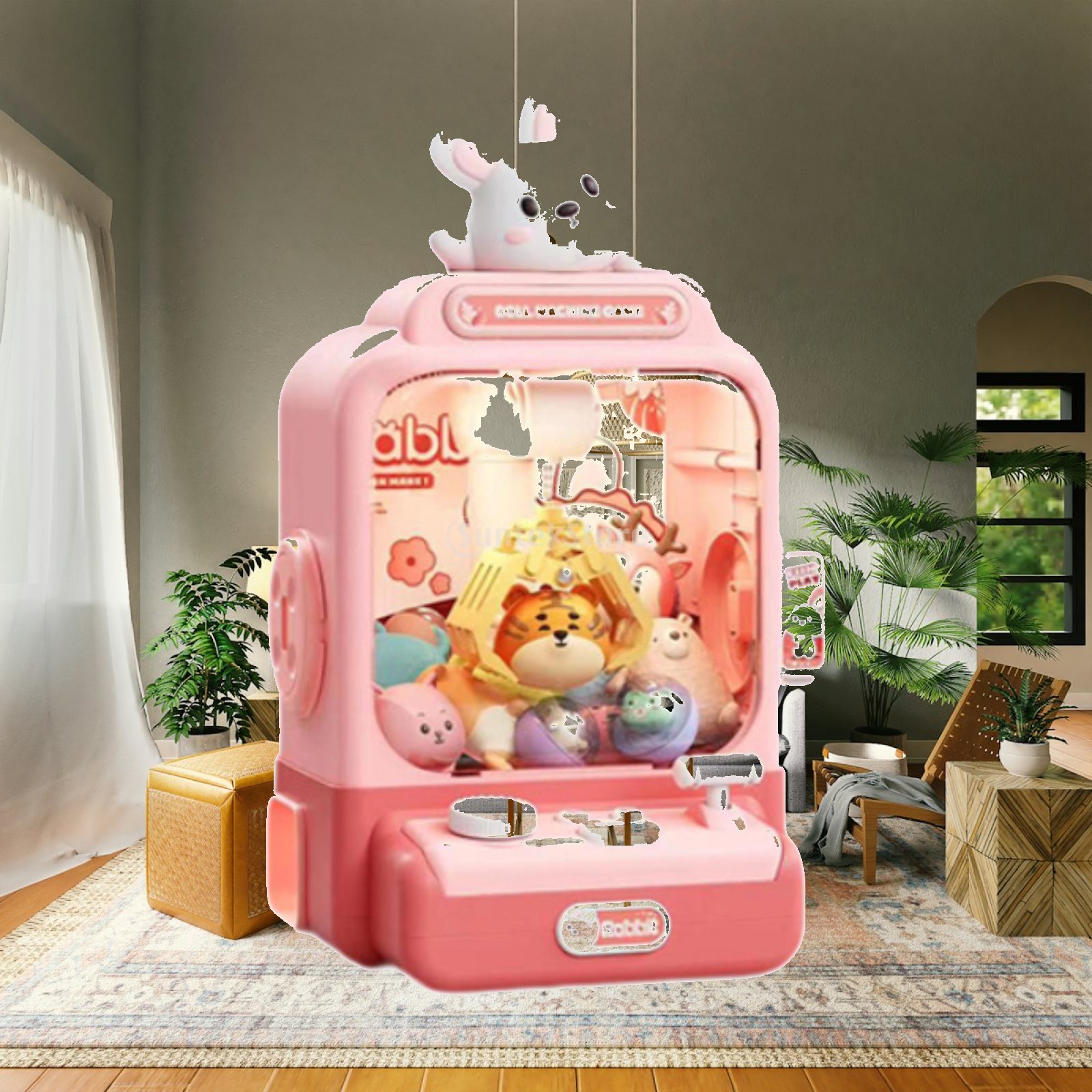 電子クレーンゲーム機、音付きぬいぐるみ掴み取りおもちゃ、ごっ - Vending Game のレビューと価格