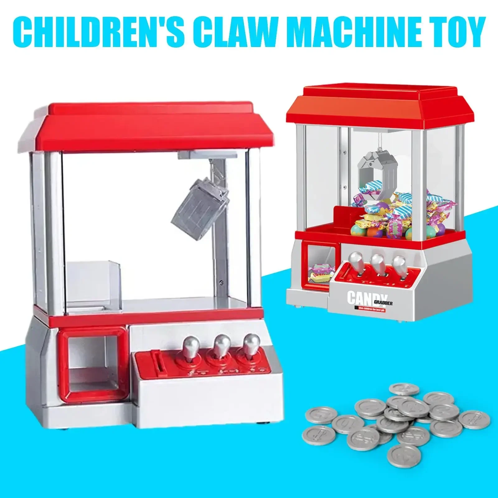 子供用コインで実行するミニゲーム DIY 人形爪マシン爪キャ - Claw Crane Machine のレビューと価格