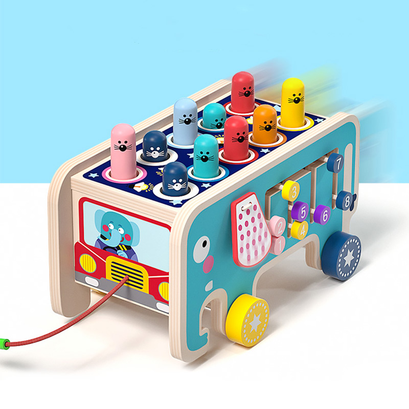 BabyToys ベベ幼児キッズ木製楽しいゲームモンテッソー - Whack A Mole Arcade のレビューと価格